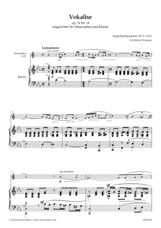 Sergei Rachmaninow: Vokalise