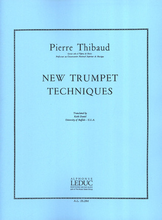 Pierre Thibaud - New Trumpet Techniques