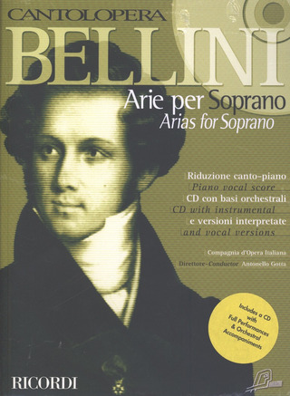 Vincenzo Bellini - Cantolopera: Arie Per Soprano + Cd