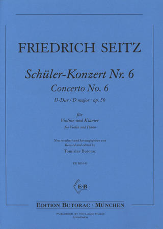 Friedrich Seitz: Concerto No. 6 D major op. 50