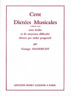 Georges Dandelot - Dictées à 2 voix (100)