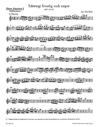 Johann Sebastian Bach - Schwingt freudig euch empor BWV 36