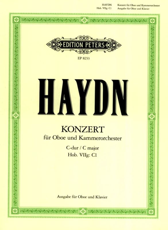 Joseph Haydn - Konzert für Oboe und Kammerorchester C-Dur Hob. VIIg: C 1