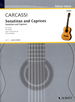 Matteo Carcassi - Drei Sonatinen / Sechs Capricen (Urtext) op. 1 und 26