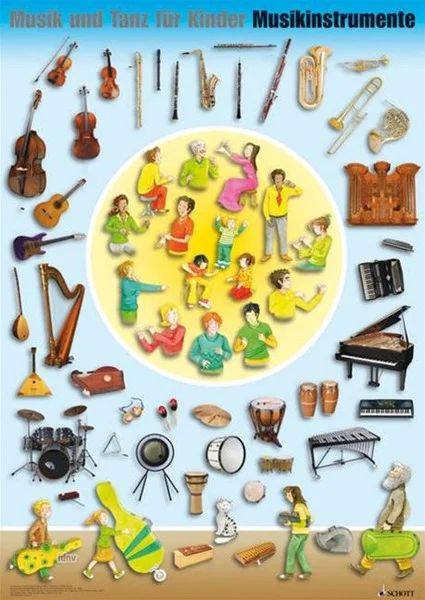 Rudolf Nykrin - Musik und Tanz für Kinder – Musikinstrumente