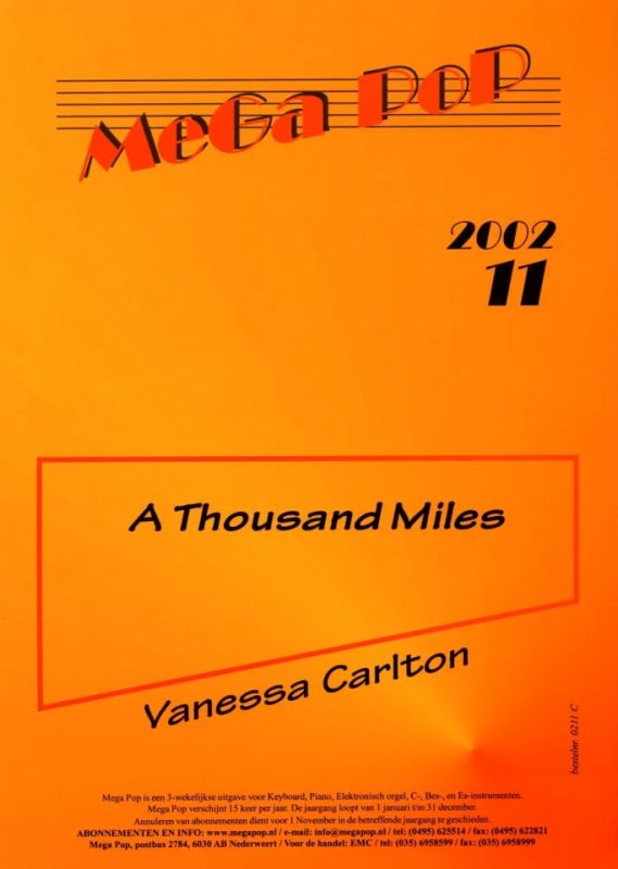Carlton, Vanessa: A Thousand Miles (0)