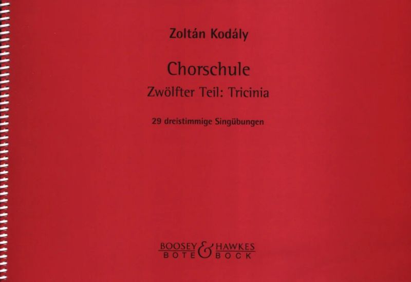 Zoltán Kodály - Chorschule 12