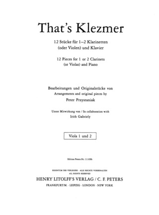 Peter Przystaniak - That's Klezmer