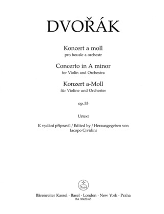 Antonín Dvořák - Konzert für Violine und Orchester a-Moll op. 53