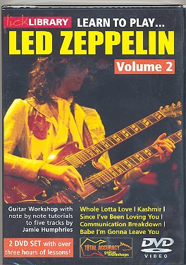 Led Zeppelin: Lick Library: Learn To Play Led Zeppelin 2 Gtr Dvd (0)