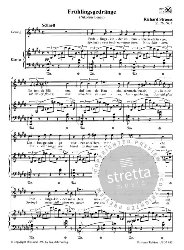 Richard Strauss - Zwei Lieder op. 26 TrV 166 (2)
