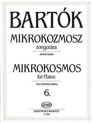 Béla Bartók - Mikrokosmos for piano 6