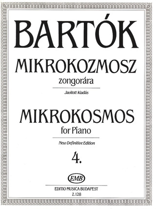 Béla Bartók: Mikrokosmos for piano 4