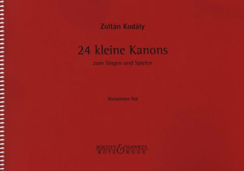 Zoltán Kodály - Chorschule 14 (0)