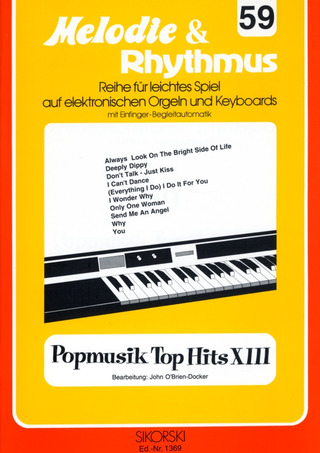 Melodie & Rhythmus, Heft 59: Popmusik Top Hits 13