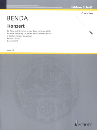 Franz Benda: Konzert  e-Moll