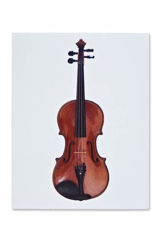Postkarte Geige A6