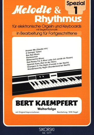 Bert Kaempfert - Melodie & Rhythmus Spezial, Heft 1: Bert Kaempfert Welterfolge