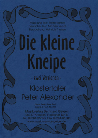 Klostertaler / Alexander Peter: Die Kleine Kneipe - 2 Versionen