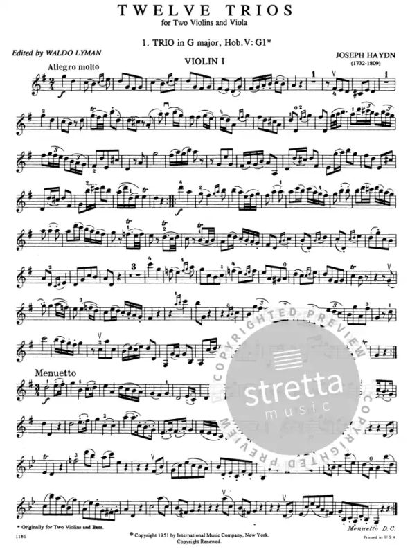 Joseph Haydn - Twelve Trios 1 (1)