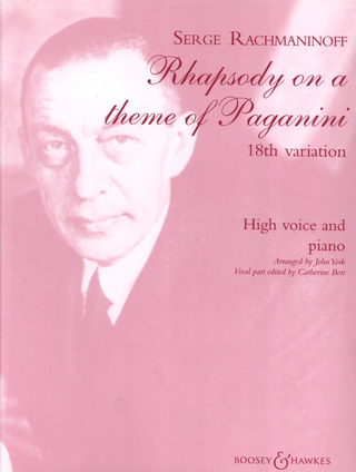 Sergueï Rachmaninov - Rhapsody On A Theme Of Paganini 18th Variation