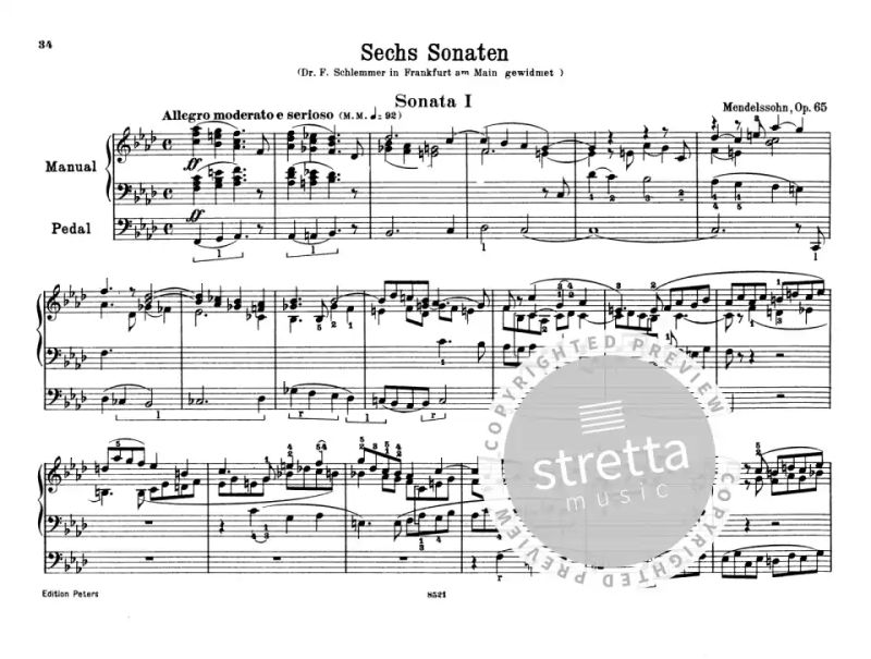 Felix Mendelssohn Bartholdy - Orgelwerke (3)