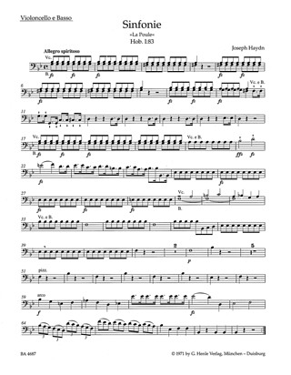 Joseph Haydn: Symphony in G minor Hob. I:83