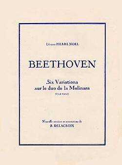 Ludwig van Beethoven - Variations sur le duo de la Molinara (6)
