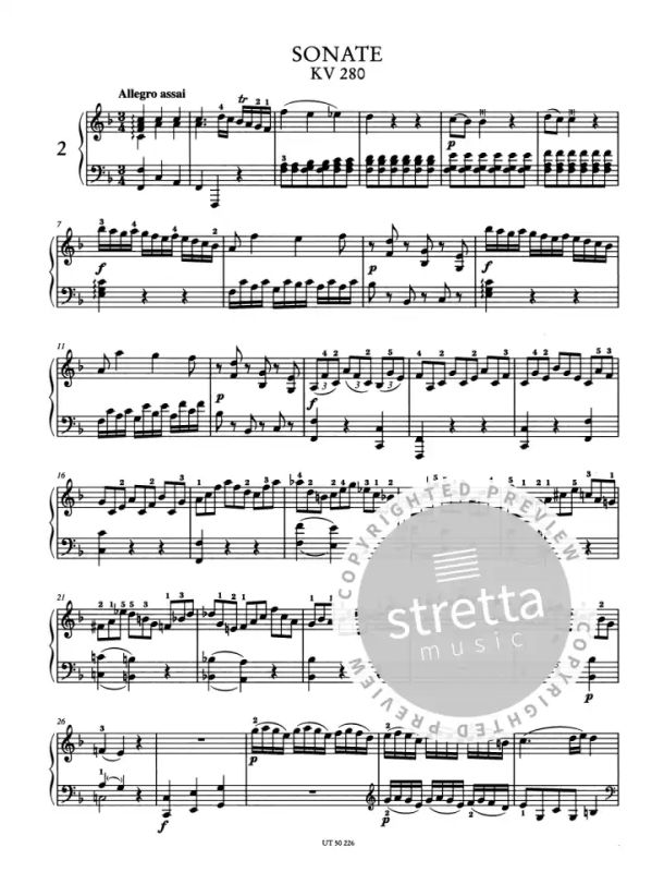 Wolfgang Amadeus Mozart - Sonates pour Piano 1 (2)