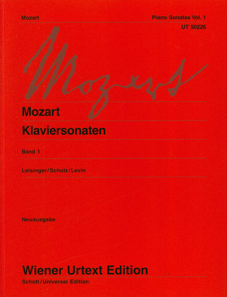 Wolfgang Amadeus Mozart: Klaviersonaten 1