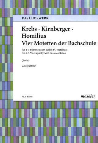 Vier Motetten der Bach-Schule