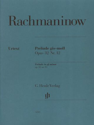 Sergei Rachmaninoff - Prélude g sharp minor op. 32/12