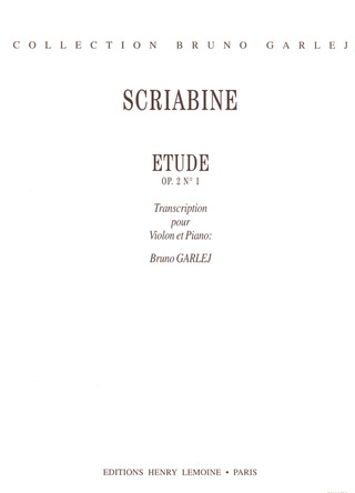 Alexander Skrjabin - Etude Op.2 n°1