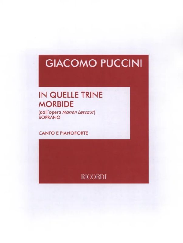 Giacomo Puccini - In Quelle Trine Morbide