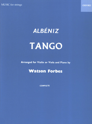 Isaac Albéniz: Tango Op 165/2