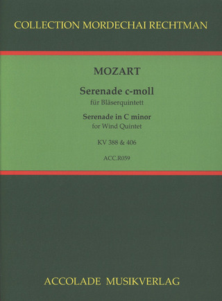 Wolfgang Amadeus Mozart: Serenade C-Moll