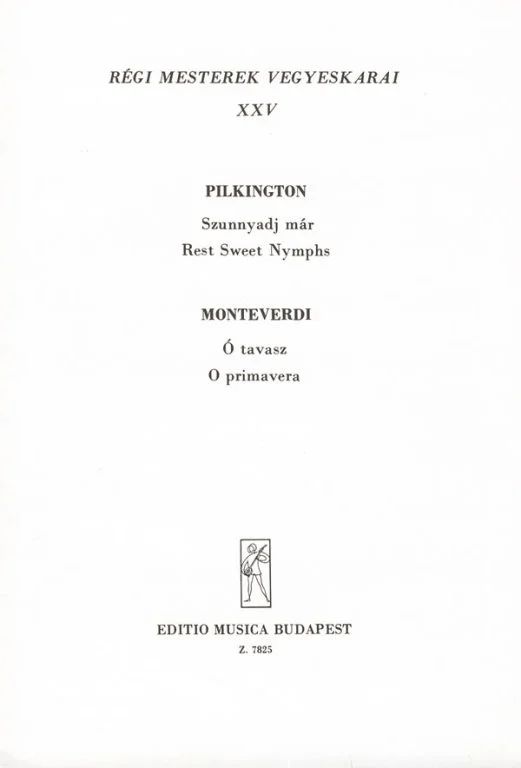 Francis Pilkingtonet al. - Old Masters' Mixed Choruses 25