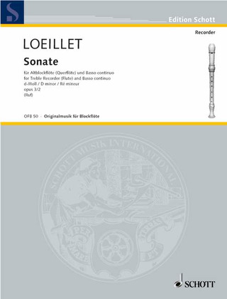 Jean-Baptiste Loeillet - Six Sonatas