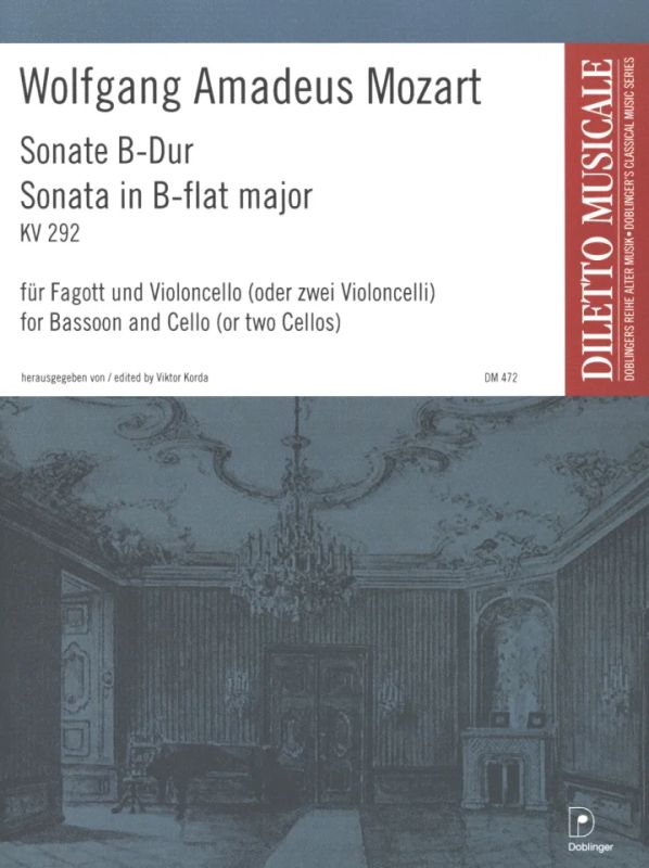 Wolfgang Amadeus Mozart - Sonate B-Dur KV 292