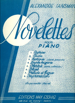 Alexandre Tansman - Novelette N 2 Etude Piano