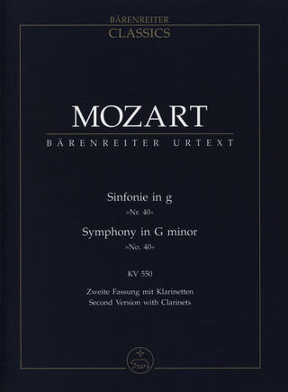 Wolfgang Amadeus Mozart: Sinfonie Nr. 40 g-Moll KV 550