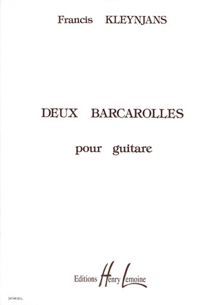 Francis Kleynjans - Barcarolles (2)