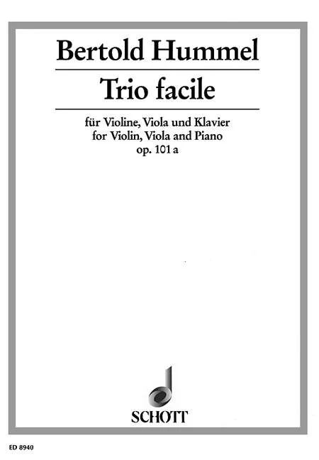 Bertold Hummel - Trio facile
