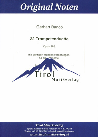 Gerhard Banco: 22 Trompetenduette für Trompete und Tenorhorn