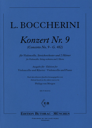 Luigi Boccherini - Konzert Nr. 9 B-Dur (G. 482)