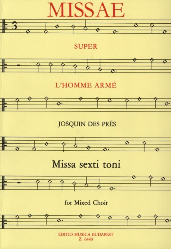 Josquin Desprez - Missa L'homme armé