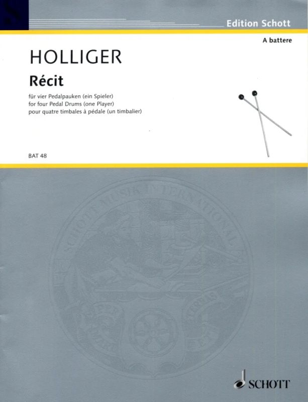 Heinz Holliger - Récit