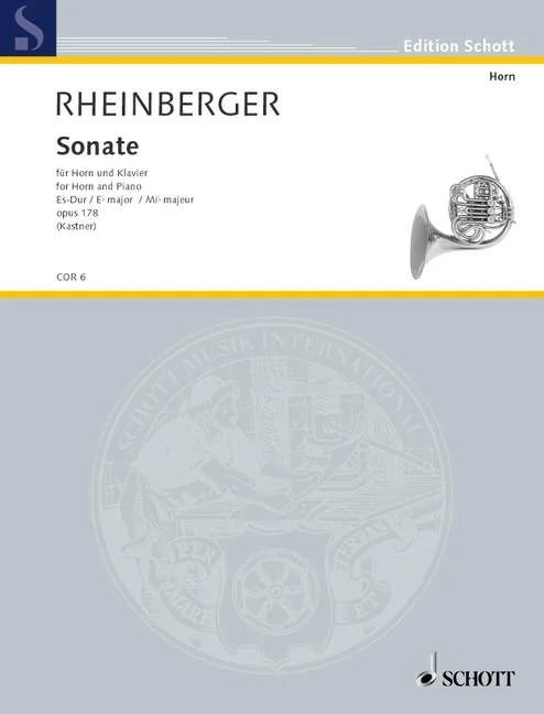 Rheinberger, J. Gabriel von - Sonata Mi bémol majeur