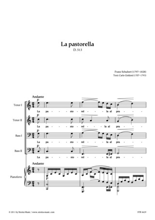 Franz Schubert - La pastorella
