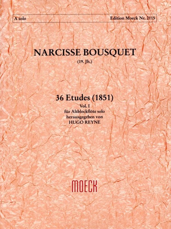 Narcisse Bousquet - 36 Etüden Band 1 (Nr.1-12)